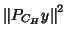 $\left\Vert P_{C_H}y\right\Vert ^2$