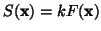 $S(\ensuremath{\mathbf{x}}) = k F(\ensuremath{\mathbf{x}})$