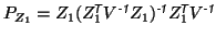 $ P_{Z_1} = Z_1 ( Z_1^{\mbox{\scriptsize\textit{\sffamily {$\!$T}}}}V^{\mbox{\sc...
...ptsize\textit{\sffamily {$\!$T}}}}V^{\mbox{\scriptsize\textit{\sffamily {-1}}}}$