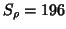 $ S_{\rho}=196$