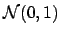 $ {\cal N}(0,1)$