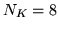 $ N_K=8$