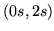 $\displaystyle (0s,2s)$